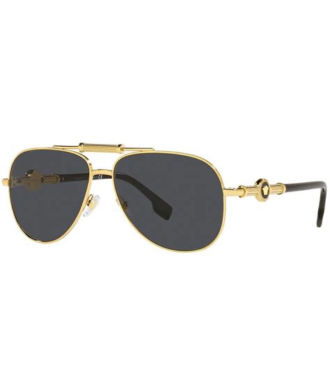 versace 59mm aviator sunglasses|designer sunglasses unisex aviators.